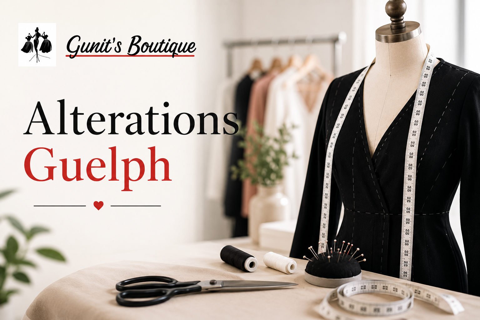 Alterations Guelph: Expert Tailoring & Bridal Services at Gunit's Boutique