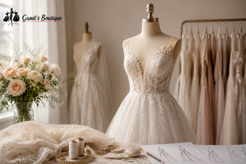 Wedding dress alterations in Guelph with custom modifications