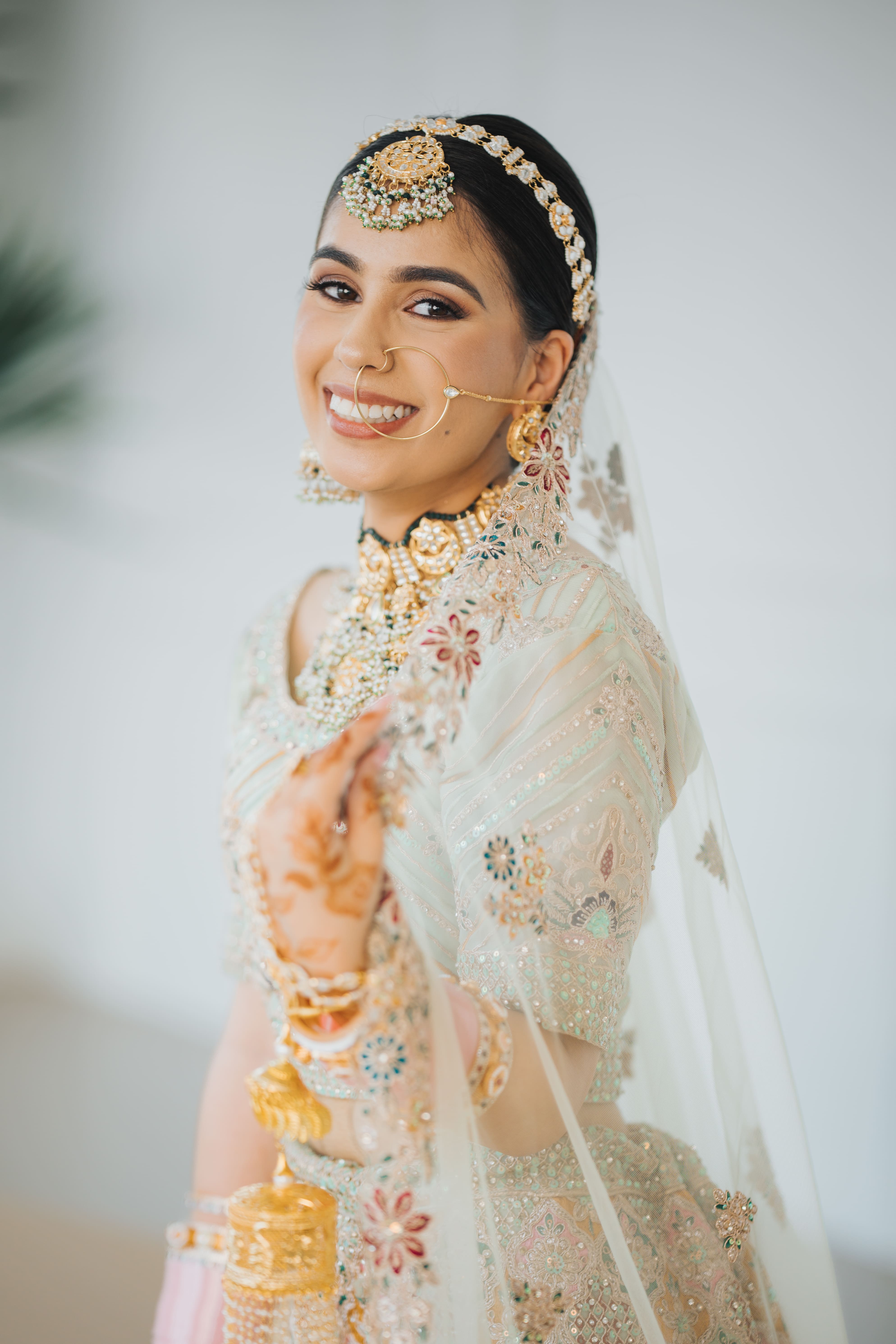 Mint Green Lehenga Blouse set