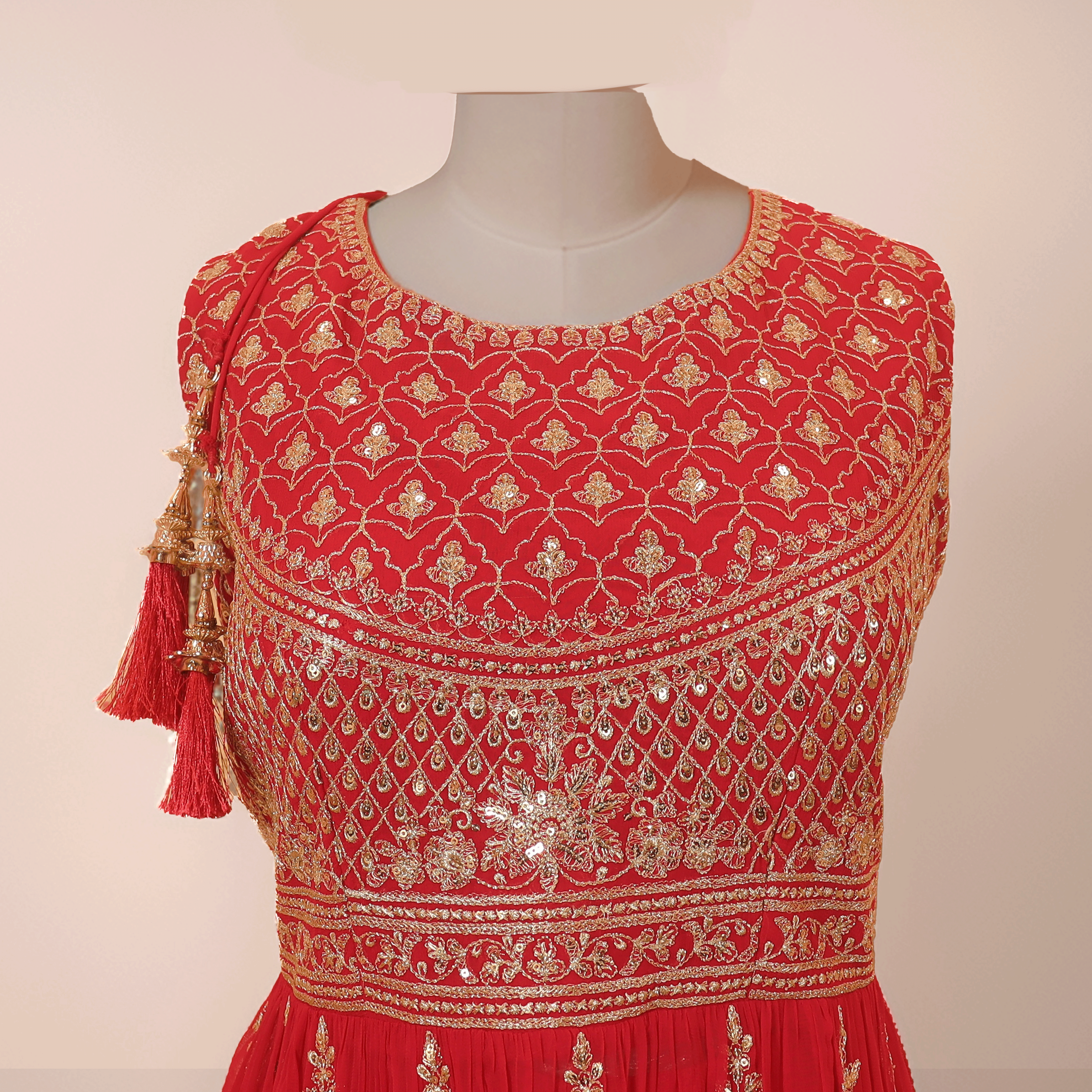Fuchsia Red Sharara Suit