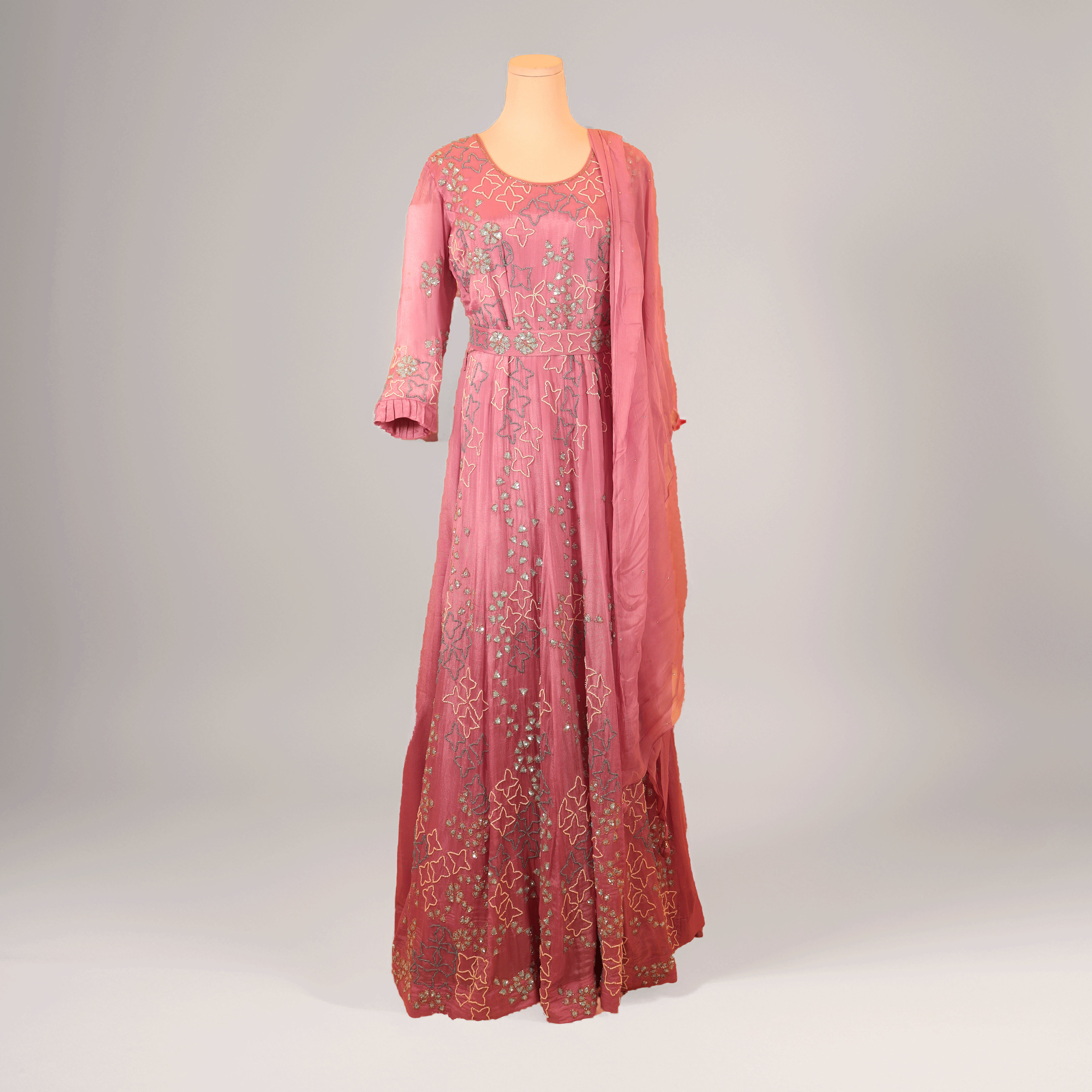 Lavender Pink Anarkali