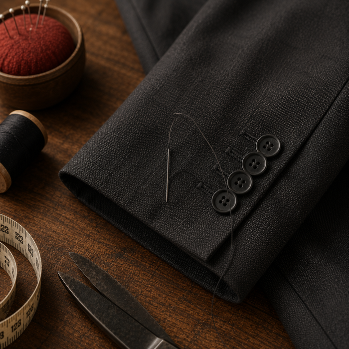 Groomsmen suit alterations at Gunit's Boutique, Guelph