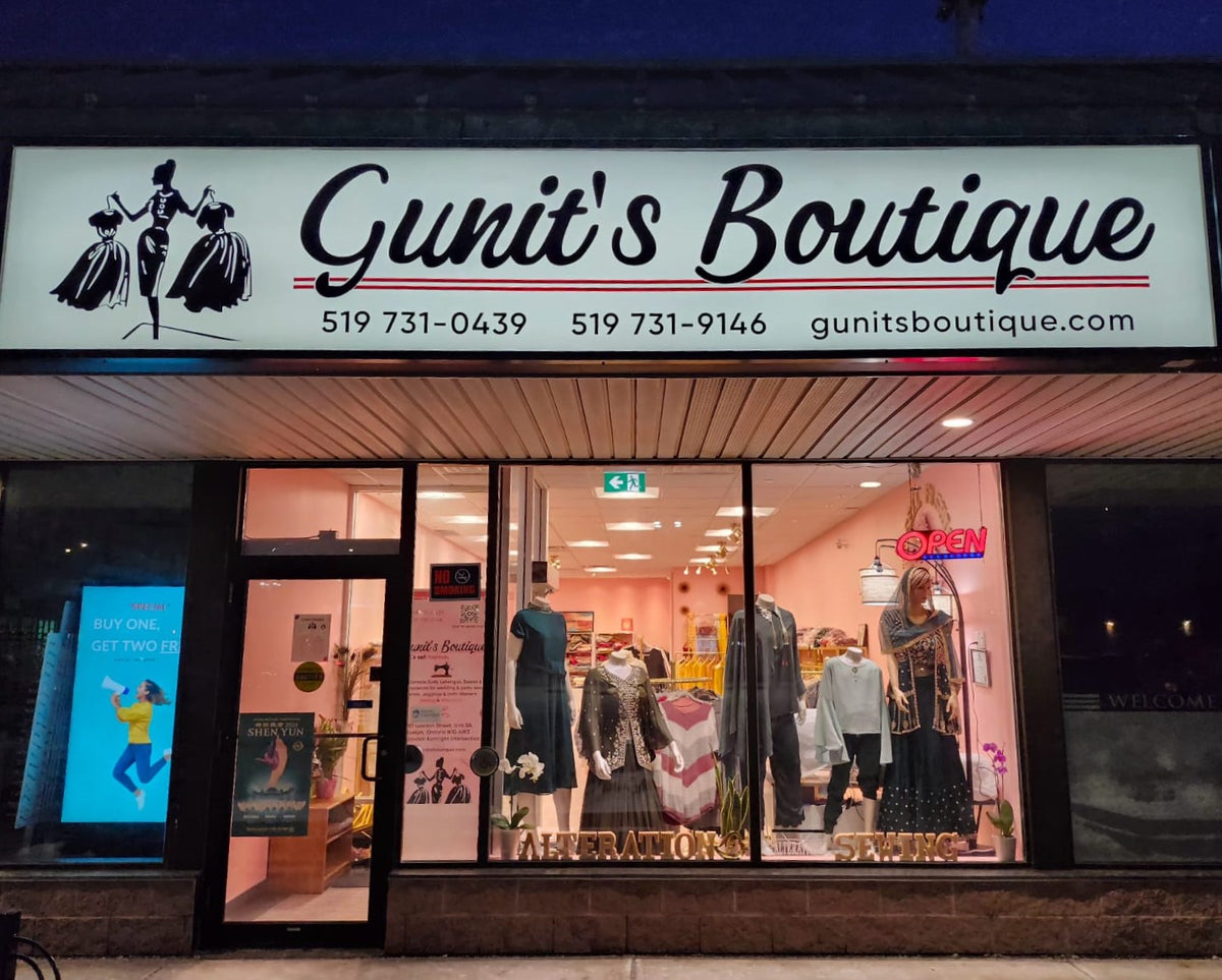 Gunit's Boutique storefront at 987 Gordon St, Guelph